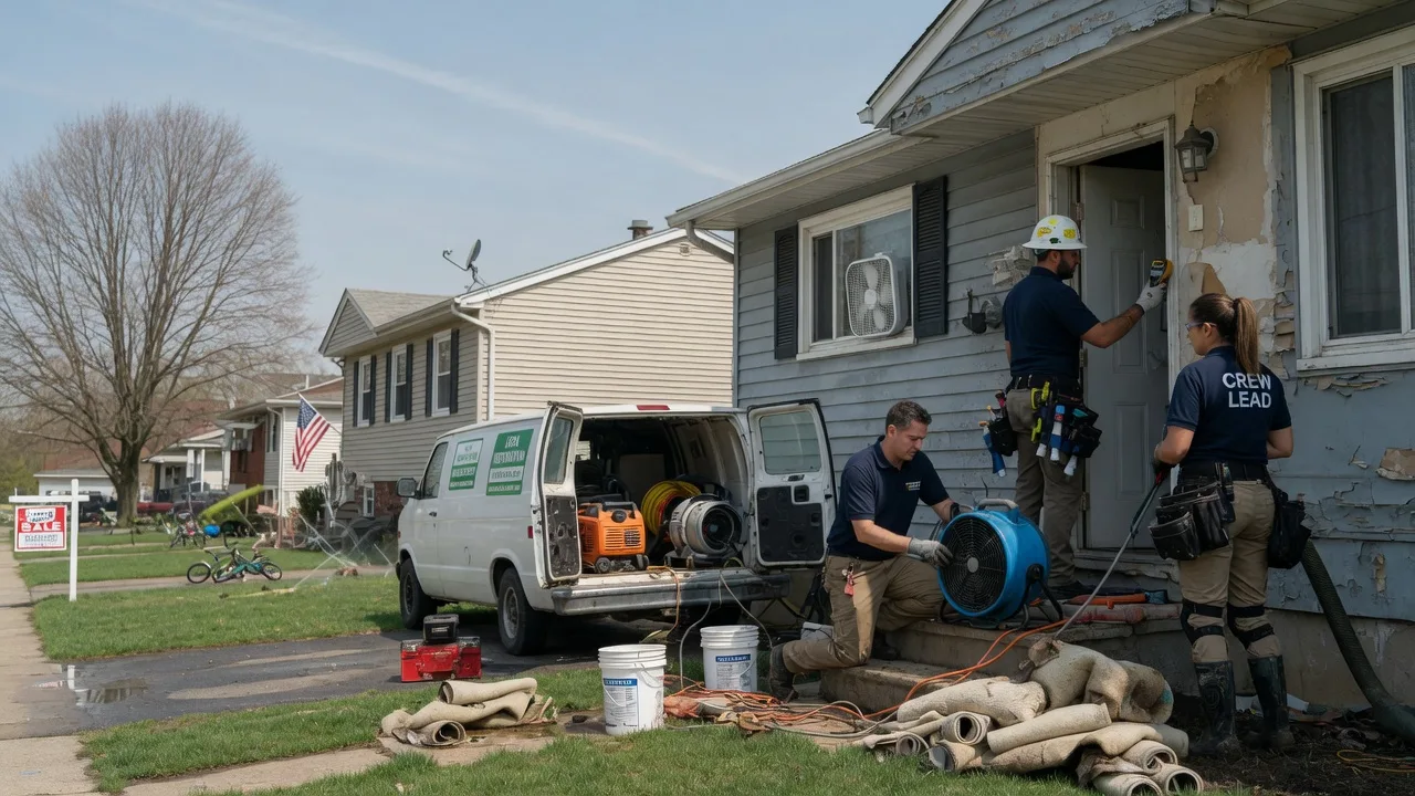 Flood Cleanup in New Paris, PA near me